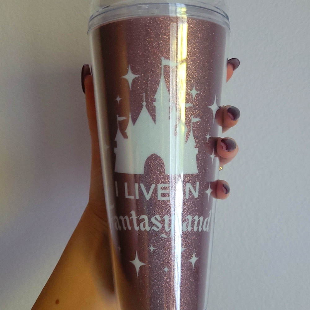 Disney Travel Tumbler - I Live in Fantasyland